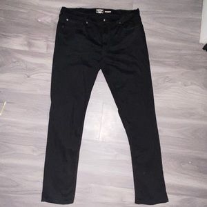 Signature by Levi Strauss Mens Black Skinny Jeans